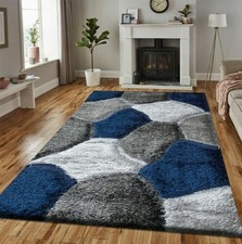 Non Slip Thick Large Shaggy Rugs Hallway Runner Bedroom Living Room Rug Carpet