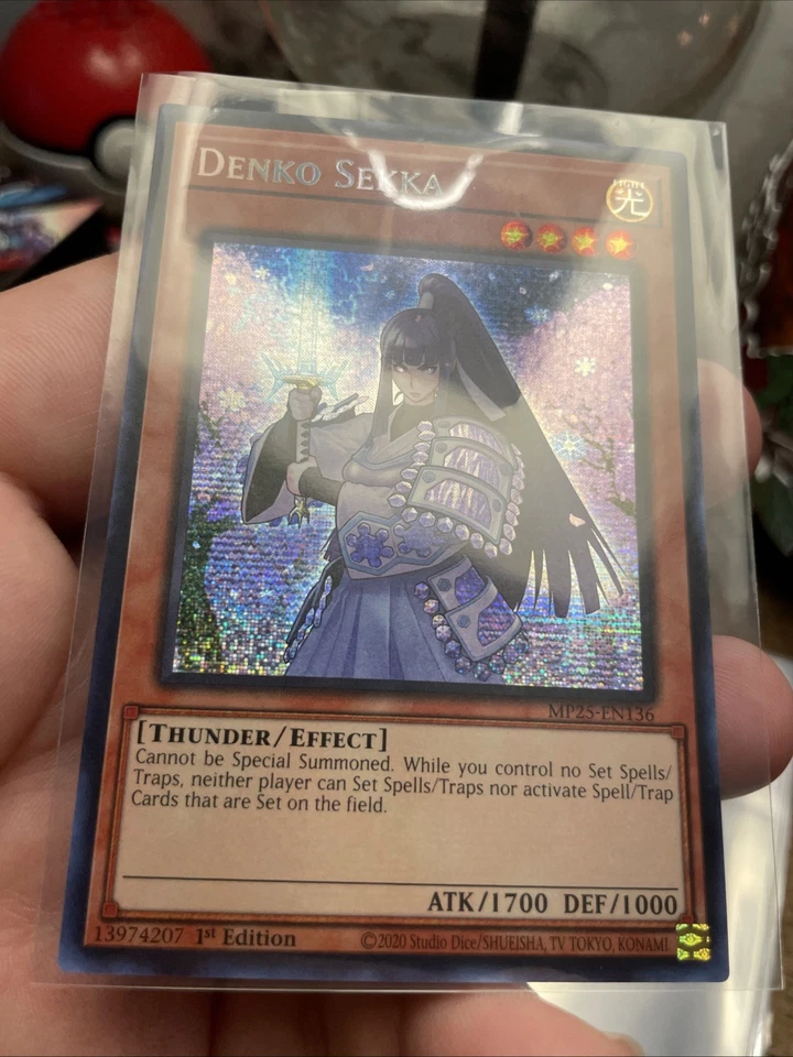 Denko Sekka MP25-EN136 Prismatic Secret Rare (LIGHT FOIL BLEED) NM +Bonus FREESH - Image 2 of 4
