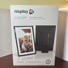 Nixplay 10.1" Touch Screen SMART PHOTO FRAME Black Classic Mat Wi-Fi HD W10P