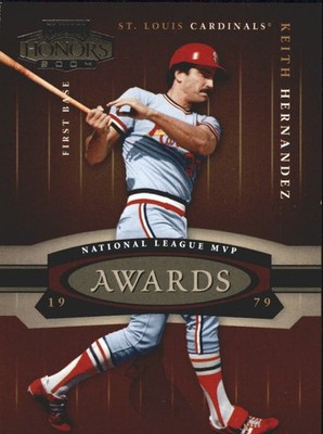 2004 Playoff Honors Awards #16 Keith Hernandez Card /1979  