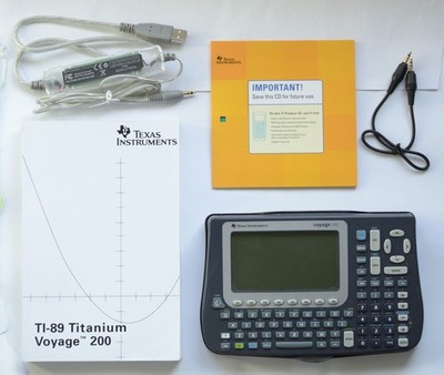 Texas Instruments TI Voyage 200 Grafikrechner inkl. Zubehör Gebraucht
