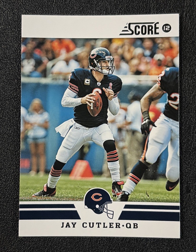 2012 Score Football Jay Cutler Chicago Bears #63