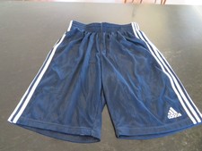 Adidas 2016 Men's Shorts Blue White Stripes Size L 23" Length Model AX7912
