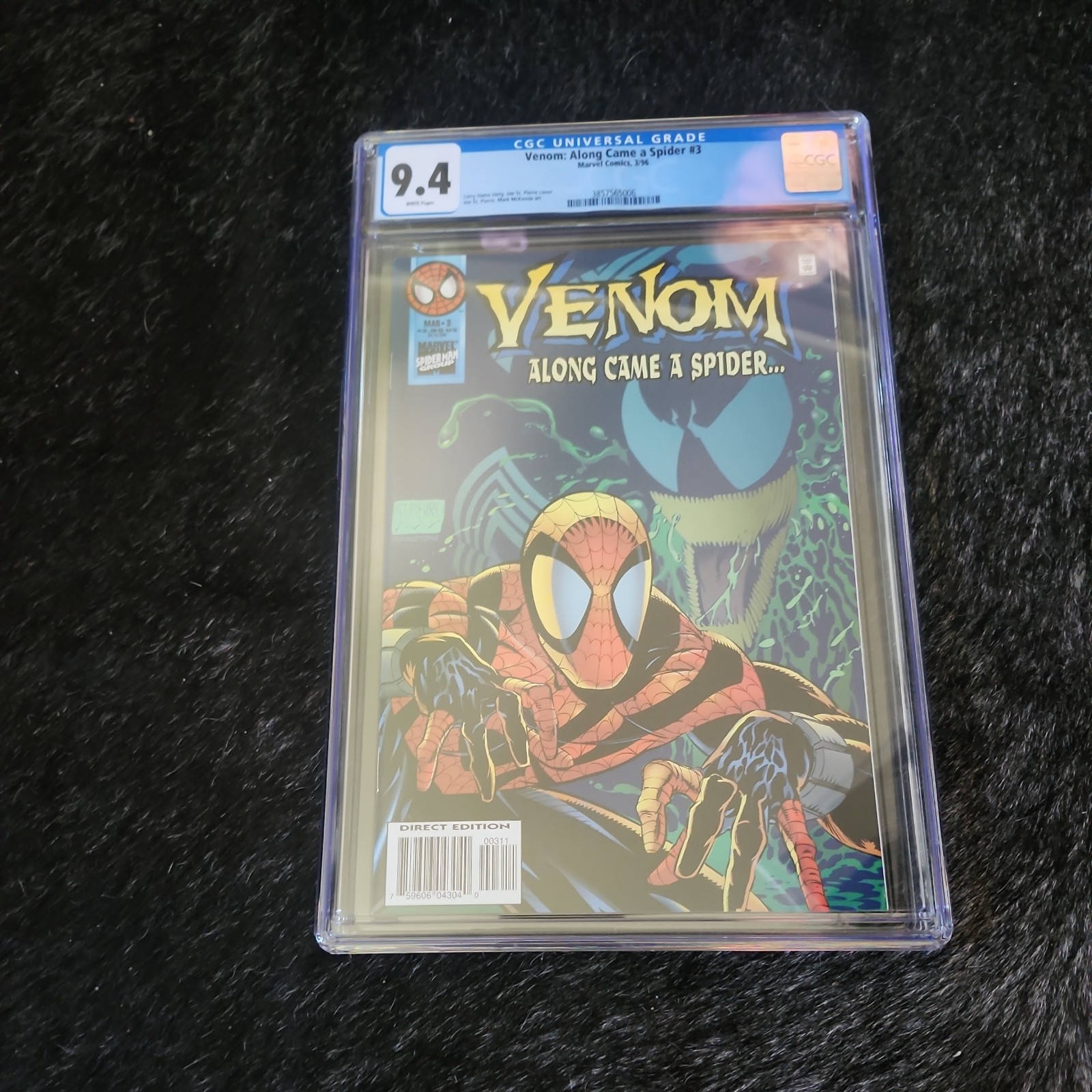 アメコミ・英語　ヴェノム　VENOM: ALONG CAME A SPIDER. Venom Along Came A Spider 2 Marvel 1996 NM Spider-Man She