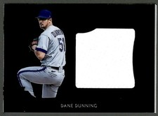 2021 Panini Select Horizontal Rookie Jumbo Swatch #HRJS-DD Dane Dunning Rookie