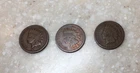 Lot of (3) Indian Head Pennys - 1887, 1890, 1900, VF Condition