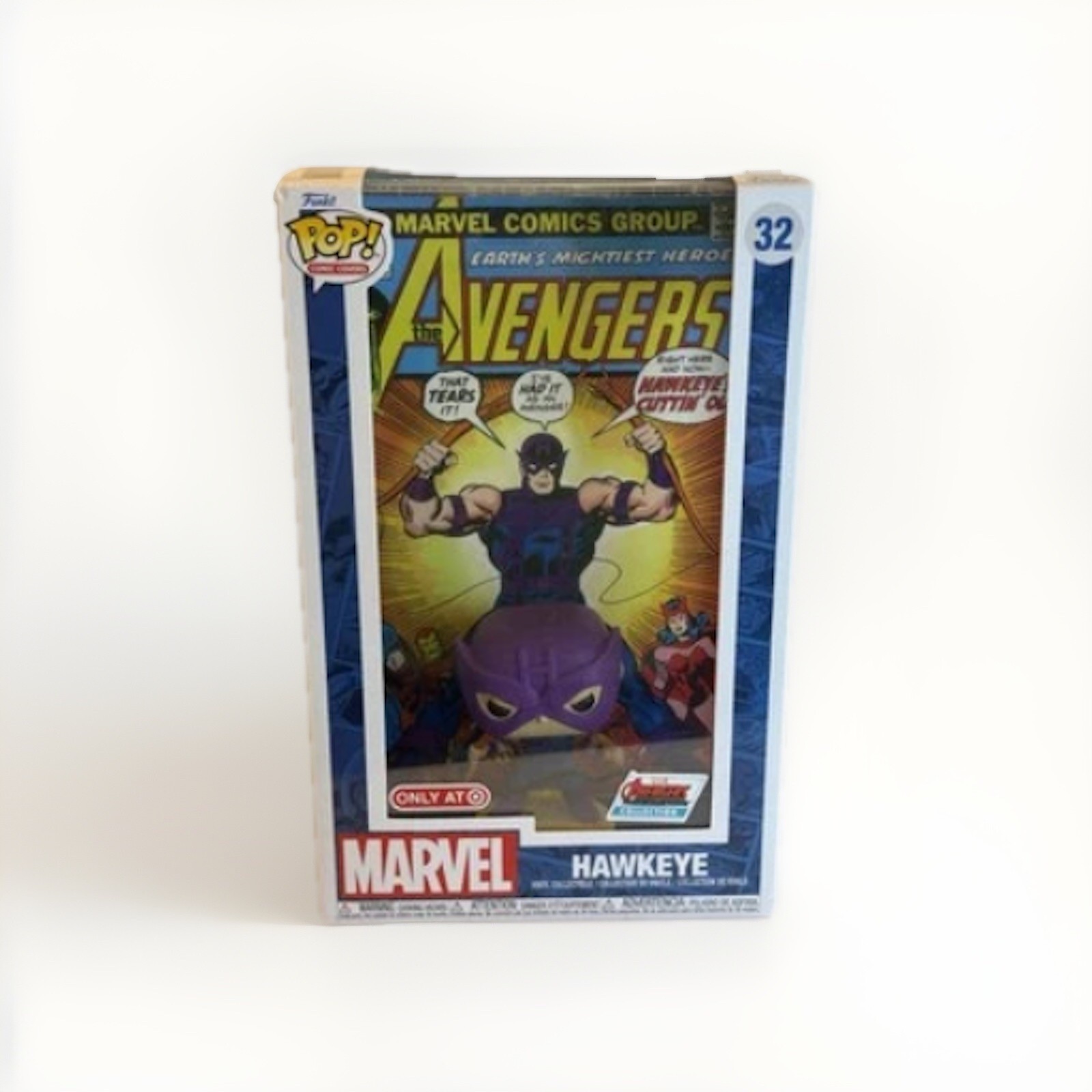 Funko Pop Hawkeye Comic Cover Exclusive Marvel Collectible