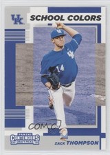 2019 Panini Contenders Draft Picks School Colors Zack Thompson #20 05cx