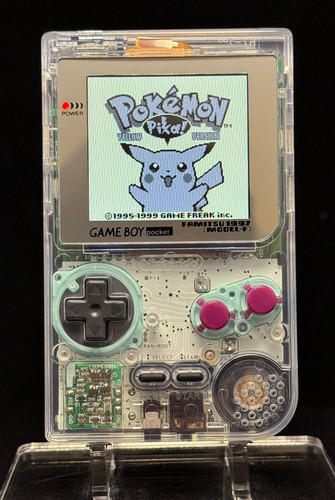 Nintendo Gameboy Pocket Famitsu Model F - IPS Screen - Premium Quality Build