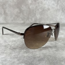 FOSSIL Aviator Oversized Sunglasses FW5 Brown Frame Gradient Lens 60-13-141