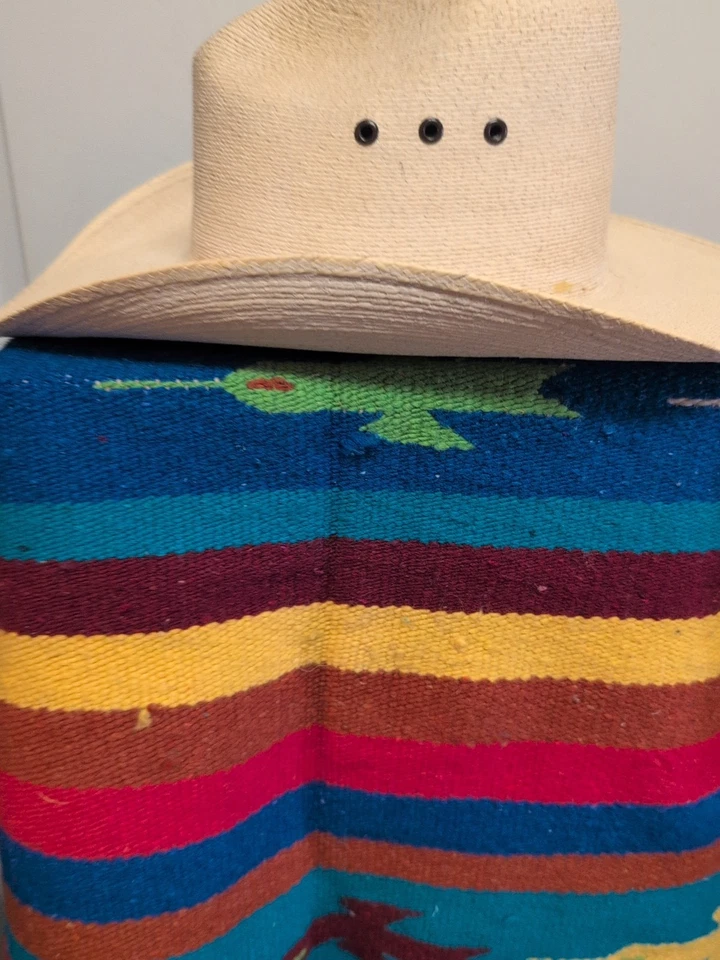 Atwood Western Cowboy  Hat Size  7   Summer Lots Grunge  Long Oval - Image 4 of 4