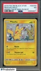 2019 Pokemon SM BSP Team Up Single Pack Blister #SM162 Pikachu Holo PSA 7
