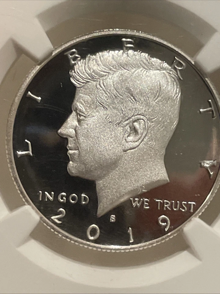 2019 S Kennedy Silver Half Dollar First Day Of Issue .999 PF 70 ULTRA CAMEO NGC - Image 3 of 4