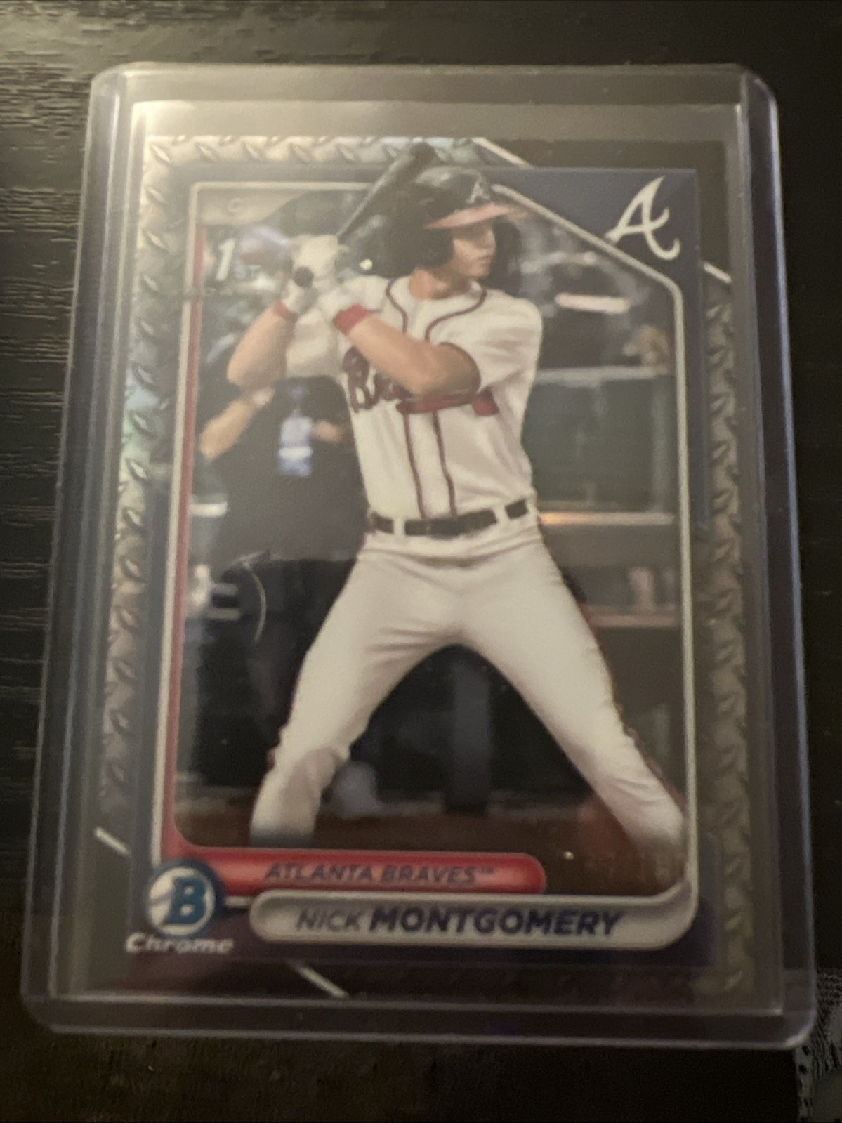 2024 Bowman Draft - Chrome Nick Montgomery #BDC-129 Steel Metal Refractor /100