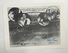 BOBBY THOMPSON NEW YORK GIANTS 8x10 Signed Auto Autograph 1951 PENNANT HOMERUN