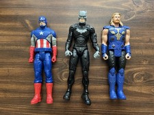 Lot Of Marvel Captain America Batman Thor Action Figures