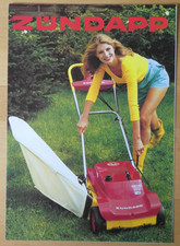original ZÜNDAPP  Prospekt 1982 RASENMÄHER Programm 2 Stern 5 Stern HM 50  MM50