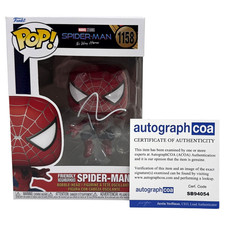 Tobey Maguire Signed Friendly Neighborhood Spider-Man Funko Pop No Way Home ACOA