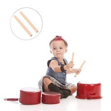 2 Pairs Musical Instruments Kids Rhythm Sticks Supplies Percussion Accessories