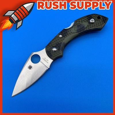 Spyderco Dragonfly 2 PlainEdge Pocket Knife - Zome Green for sale