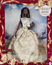 Incredible 2025 African-American Holiday Barbie JBJ01, NEW