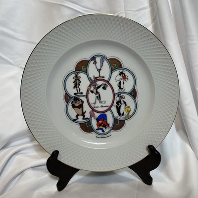 Vintage Looney Tunes Magic Mountain Collector Decorative Plate Warner Bros. 1990