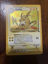 Raichu 14/62 Fossil Holo for sale online | eBay