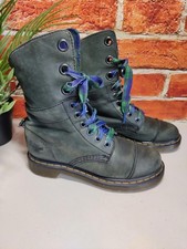 Women's Dr Martens Airwair Aimilita Triumph tartan lined UK 5 EU 38 green boots