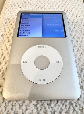 Apple iPod Classic 6th Generation 120gb Silver Grade C -read