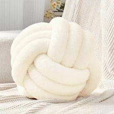 Knot Pillow Round Throw Pillows Home Decor Cushion Decorative Aesthetic Throw...