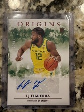2021-22 Panini - Origins Rookie Autographs LJ Figueroa #OR-LJF Red /99 (AU, RC)