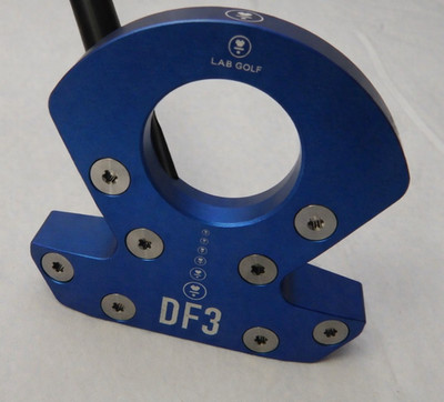 Lab Golf DF3 Putter Blue, Accra Shaft, 35-inch, Right-Handed