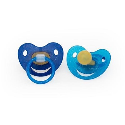 2x BERUHIGUNGSSAUGER Kirsche Lat.0-6 M.bicol.blau 2 ST