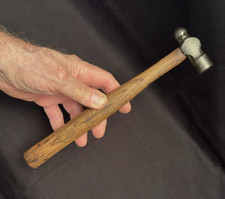 Very Nice Preowned Vintage 5 Oz Unbranded 10 12 Wood Handle Ball Peen Hammer Very Nice Preowned Vintage 5 Oz Unbranded 10 12 Wood Handle Ball Peen Hammer