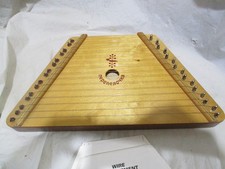 Music Maker Lap Harp Zither 15-String Musical Instrument a bunch of Song Sheets