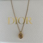 Christian Dior Vintage Gold Necklace, Elegant Jewelry