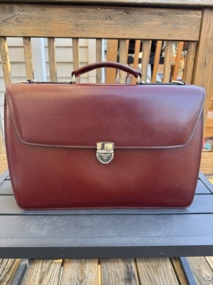 Jack Georges Elements Professional Leather Briefcase #4402 Laptop Bag Classic