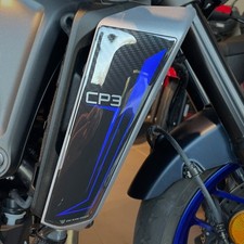 3D Motorrad Aufkleber Seiten Kühler für Yamaha Mt 09 2025 Blue SP kompatibel 