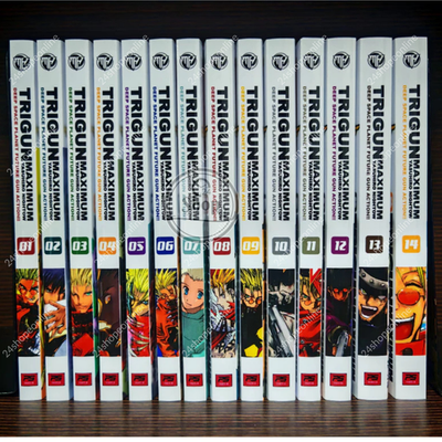 トライガン トライガンマキシマム　全巻　英語版 Trigun Maximum Manga Vol. 1–14 (END) Full Set New English Version 全巻セット