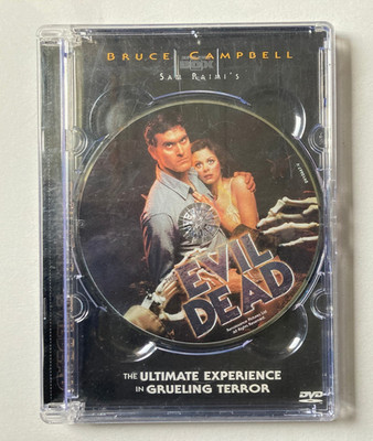 The Evil Dead 1981 Sam Raimi Anchor Bay 1999 Clear Jewel Case Limited 80s Horror