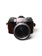Zeiss Ikon Contaflex 35mm Film SLR Camera w/Carl Zeiss Pro-Tessar 35mm f/4 Lens