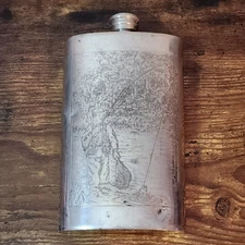 Orvis Trout Fishing 8oz Hip Flask – Sheffield England