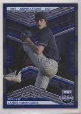 2023 Panini Elite Extra Edition Blue Aspirations /349 Landen Maroudis #134 1d7i