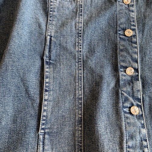 Christina Alexander Embellished Swarovski Crystal Button Jean Jacket Women’s XL - Picture 18 of 24