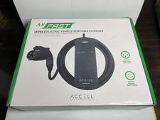 Accel AxFast Model 3202 32Amp (7.68KW) Level 2 Portable Electric Vehicle Charger
