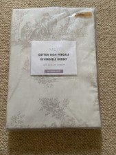 A M&S Single Reversible Duvet Cover and Pillowcase New