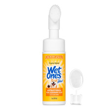 Wet Ones For Pets Antibacterial Dog Paw Cleaner Built-In Scrubber Brush