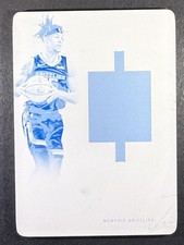 2021-22 National Treasures #50 Brandon Clarke Flawless Printing Plate Cyan 1/1
