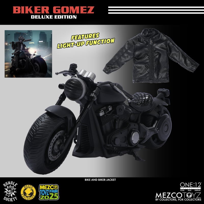 Mezco One:12 Twelve Rumble Society Biker Gomez And