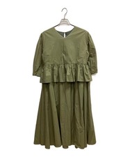 house of lotus/ House of Lotus Short Sleeve Dress Green Size: Size M
